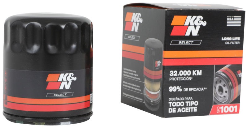 Chevrolet Aveo Oil Filter - K&N Engineering - Spin-On - `04-`18